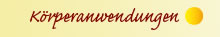 K&ouml;rperanwendungen