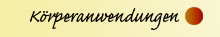 K&ouml;rperanwendungen
